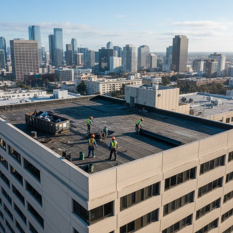 Commercial Roof Replacement detail