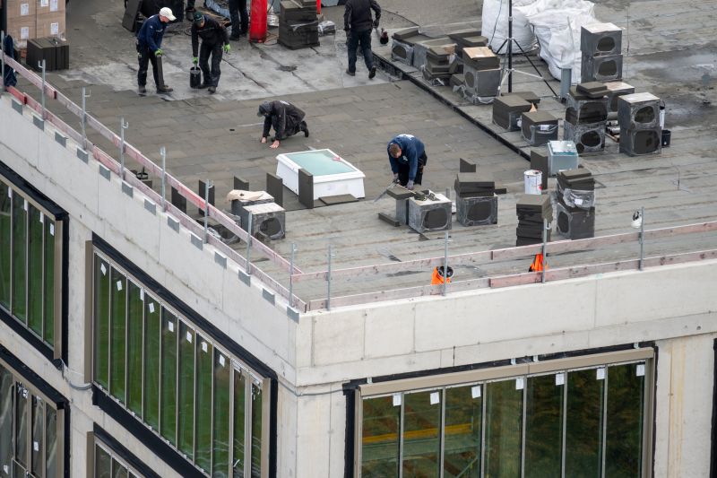 Sheet Roofing Installation detail